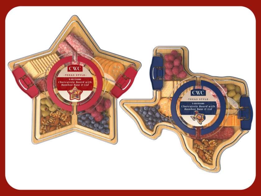 Texas-Themed Charcuterie Boards w/ Cover from $7.xx Each at Walmart (Reg $14)!