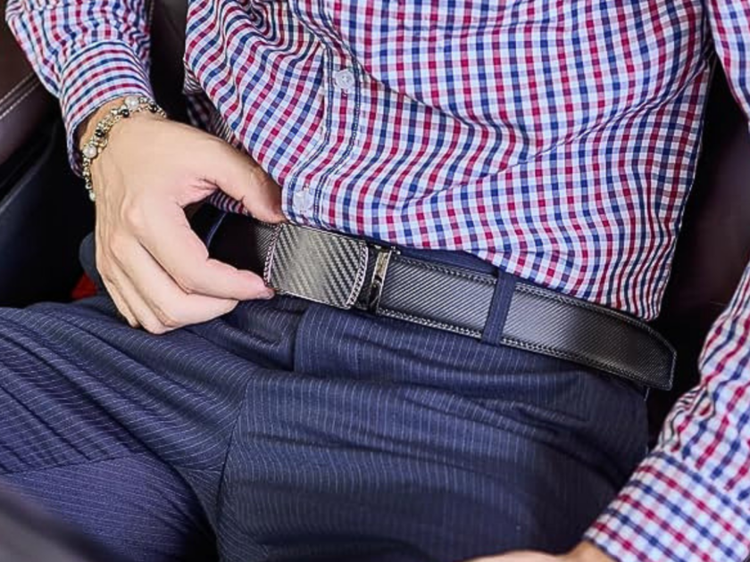 Men’s Leather Ratchet Belt As Low As $8.xx on Amazon (Reg $20)