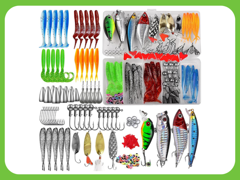 Fishing Lures 108-Piece Tackle Bait Kit Just $6.xx on Amazon (Reg $14)!