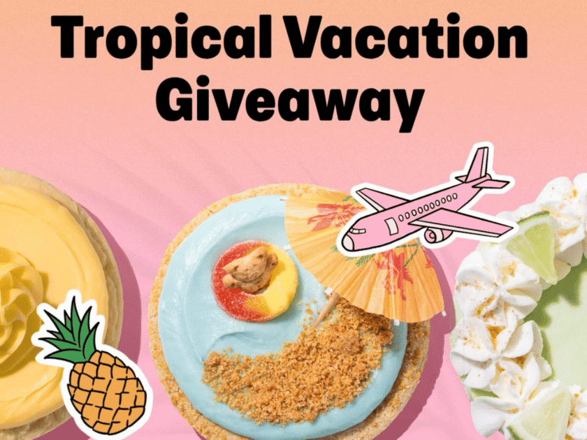 Crumbl Tropical Vacation Giveaway!