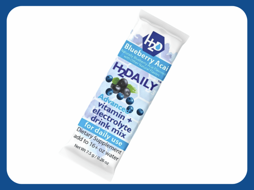 Free H2Daily Vitamin + Electrolyte Drink Mix Sample!