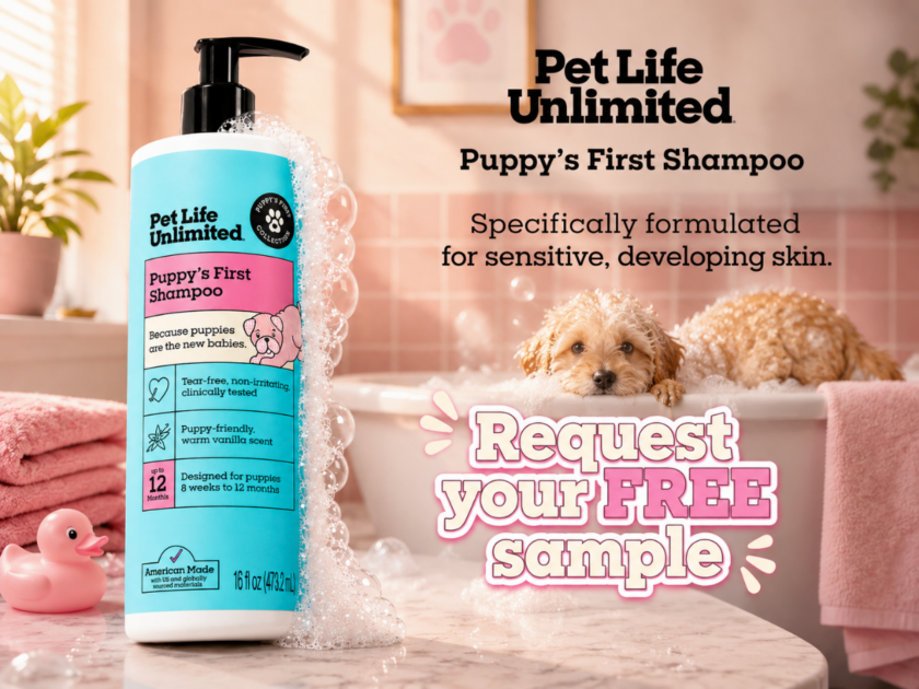 Possible FREE Sample of Pet Life Unlimited Puppy’s First Shampoo