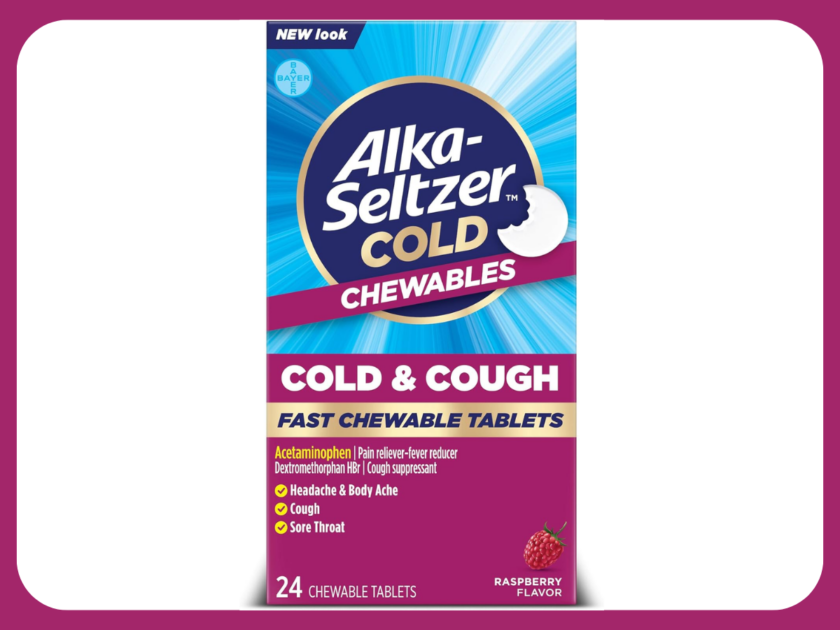 Alka-Seltzer Cold & Cough Fast Chewable Tablets Only $4.xx on Amazon (Reg $11)