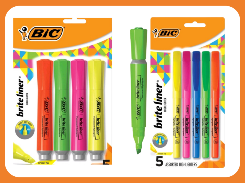 BIC Highlighters only $1.47 After Walmart Offers!