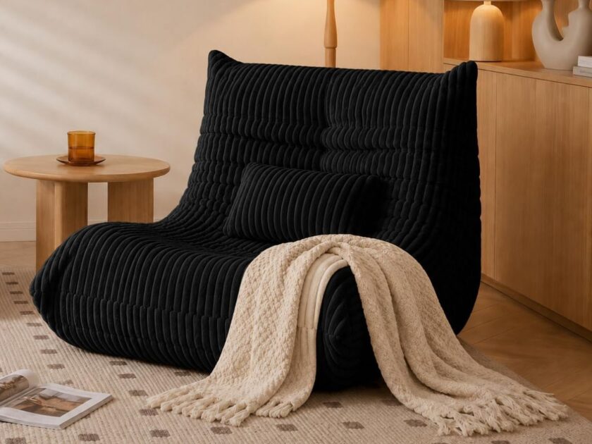 Giant Bean Bag Chair w/ Lumbar Pillow Just $89.xx Shipped on Amazon (Reg. $160)
