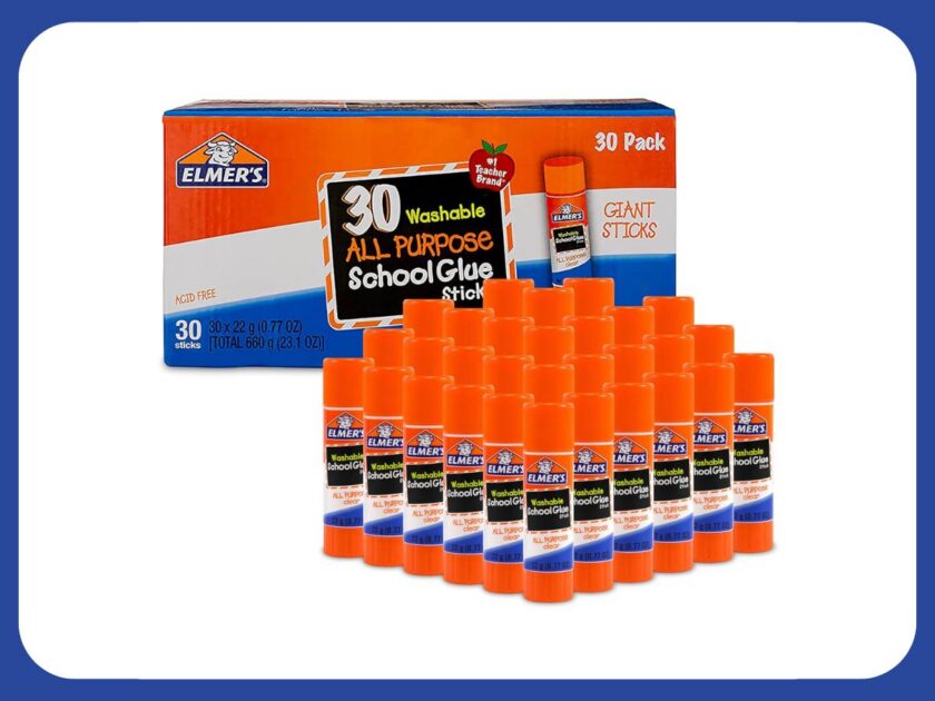 Elmer’s Giant Size All Purpose School Glue Sticks, 30 Count Only $19.xx on Amazon (Reg. $32)