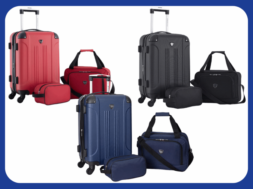 Travelers Club Chicago 3-Piece Hardside Luggage Set Just $59.99 (Reg $150)