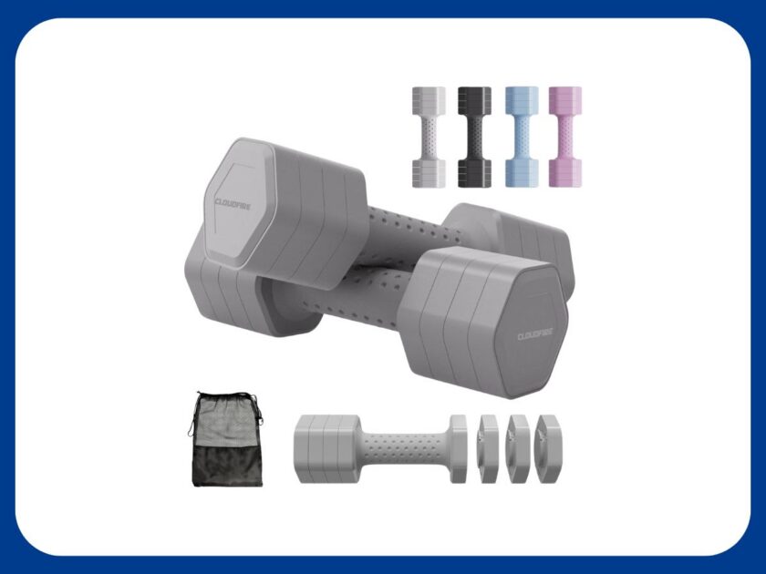 Adjustable Non-Slip Dumbbell Set Only $29.xx on Amazon (Reg. $50)