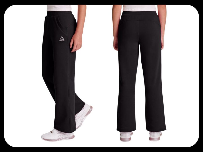 Reebok Girl’s Fleece High-Waisted Puddle Pants Only $4 at Walmart (Reg. $16)