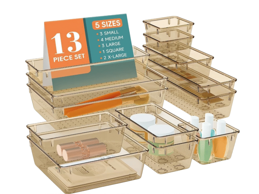 13 piece Drawer Organizer Set Only $6.xx on Amazon! (Reg. $13)
