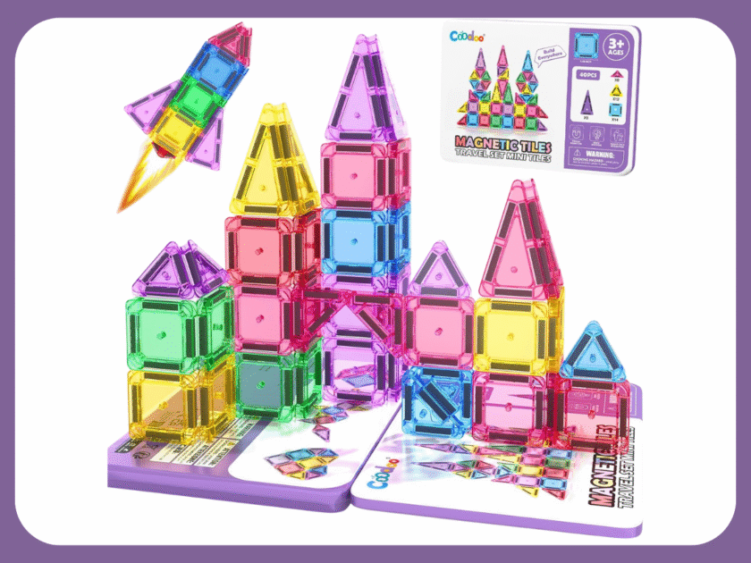 Coodoo Magnetic Tiles Mini Travel Toy Set Only $8.xx on Amazon (Reg. $19)
