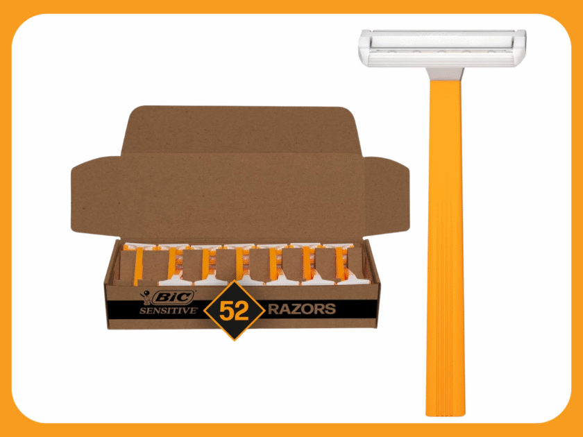 BIC Sensitive Men’s Disposable 1-Blade Razors 52ct Only $6.xx on Amazon (Reg $12)