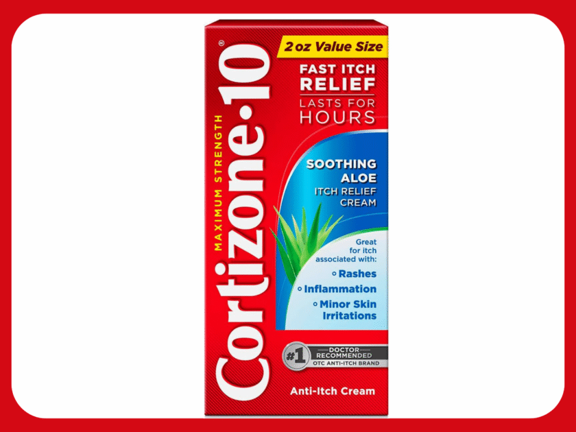 Cortizone-10 Maximum Strength Soothing Aloe Itch Relief Cream Only $4.xx on Amazon (Reg $8)