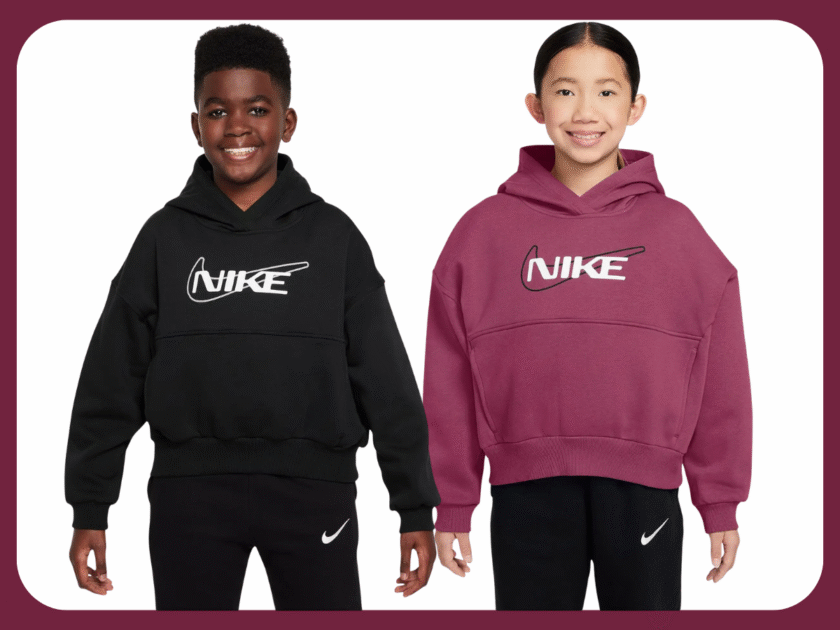 Nike Kids Fleece Oversized Hoodie Only $16.50 (Reg. $55)