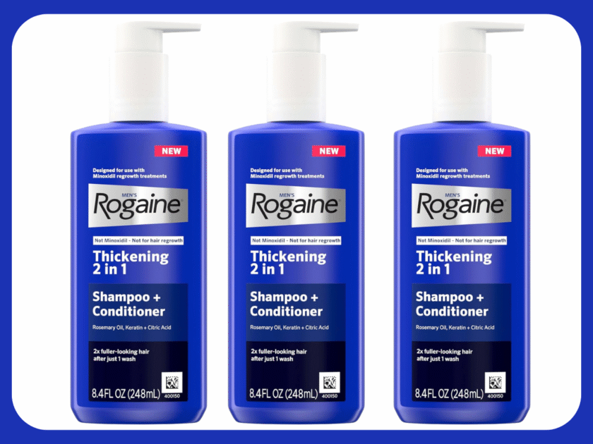 Rogaine Men’s Thickening 2 in 1 Shampoo + Conditioner Only $4.xx on Amazon (Reg $14)