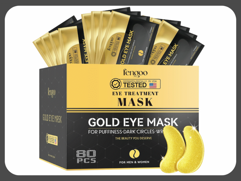 24K Gold Collagen Under Eye Patches 80-Count Only $2.xx on Amazon (Reg. $16)
