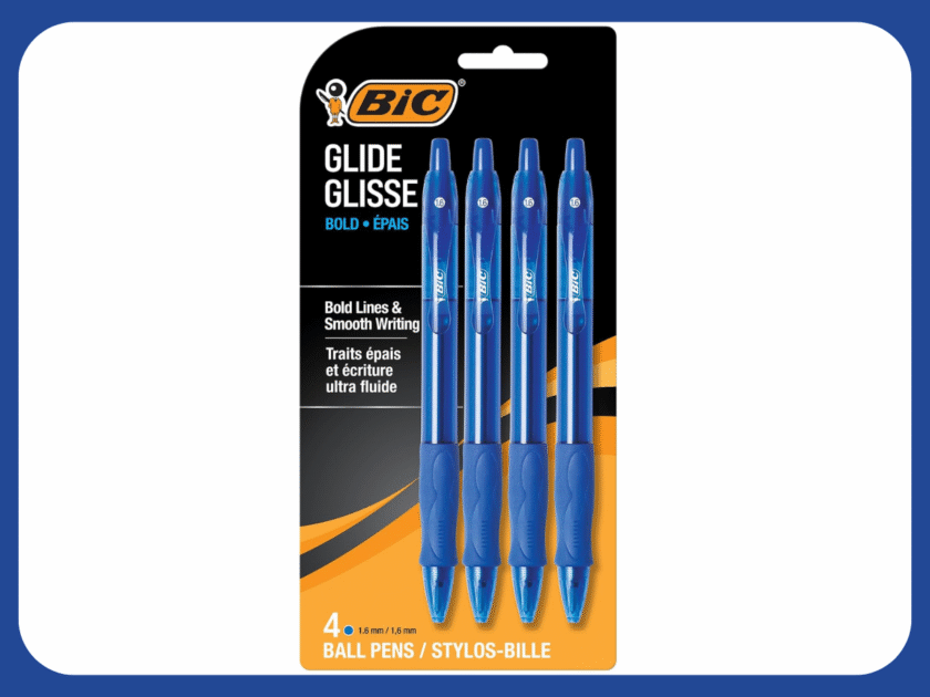 BIC Glide Bold Blue Ballpoint Pens Only $2.xx on Amazon (Reg $8)