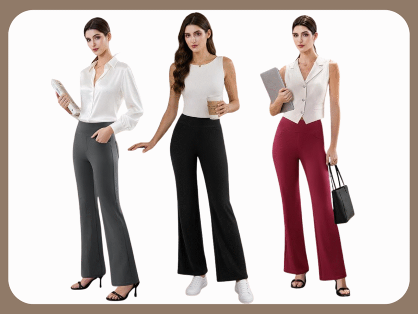 Womens Stretchy  Dress Work Pants Only $12.xx on Amazon (Reg $25)