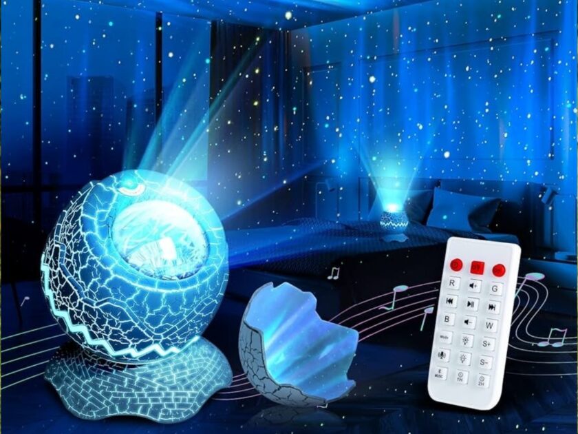 Dino Egg Galaxy Star Projector w/ Bluetooth Speaker Just $17.99 Shipped (Reg. $50)