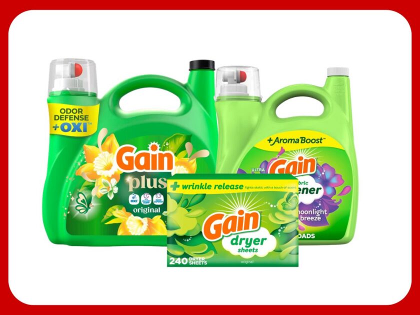 Gain Stock Up Deal at Target – Get Detergent, Fabric Softener & Dry Sheets for $23 (Reg. $39)