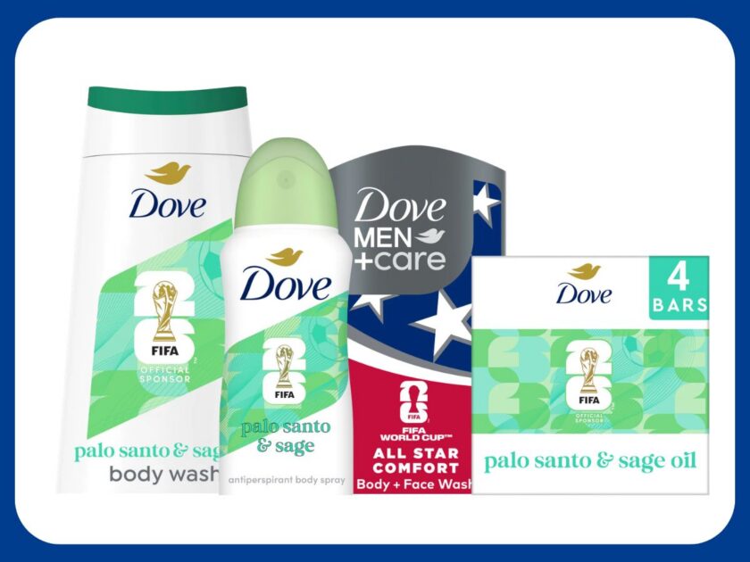 $5 Off $20 Dove Limited Edition FIFA Collection at Kroger – Extra $8 Off When You Buy 2 + More Savings!