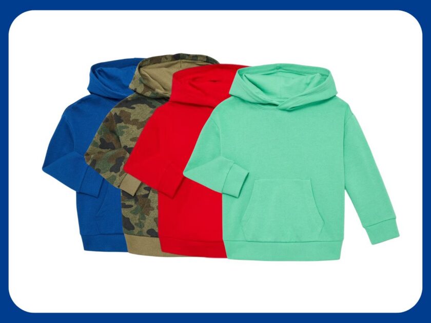 Wonder Nation Toddler Fleece Hoodie for Boys, Sizes 12M-5T Only $4.49 at Walmart (Reg. $9)