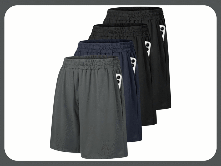 4-Pack Gym Men’s Athletic Shorts with Pockets Just $14.xx on Amazon (Reg. $36)