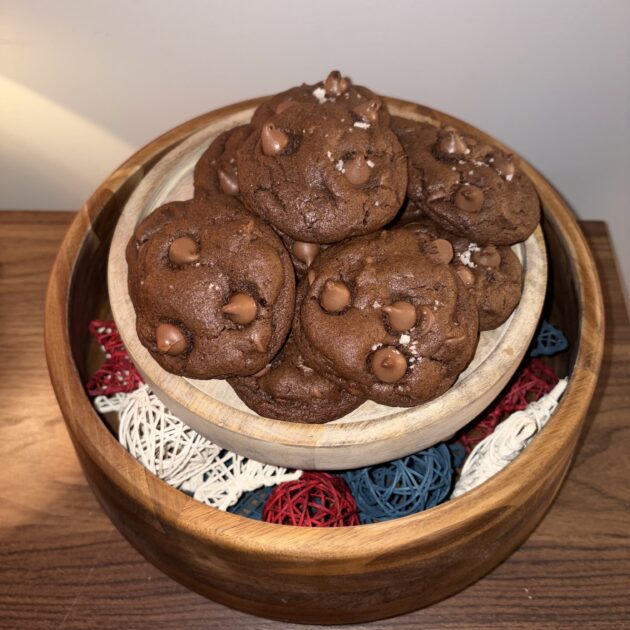 Copycat Crumbl Double Chocolate Cookies—Made the TFG Way
