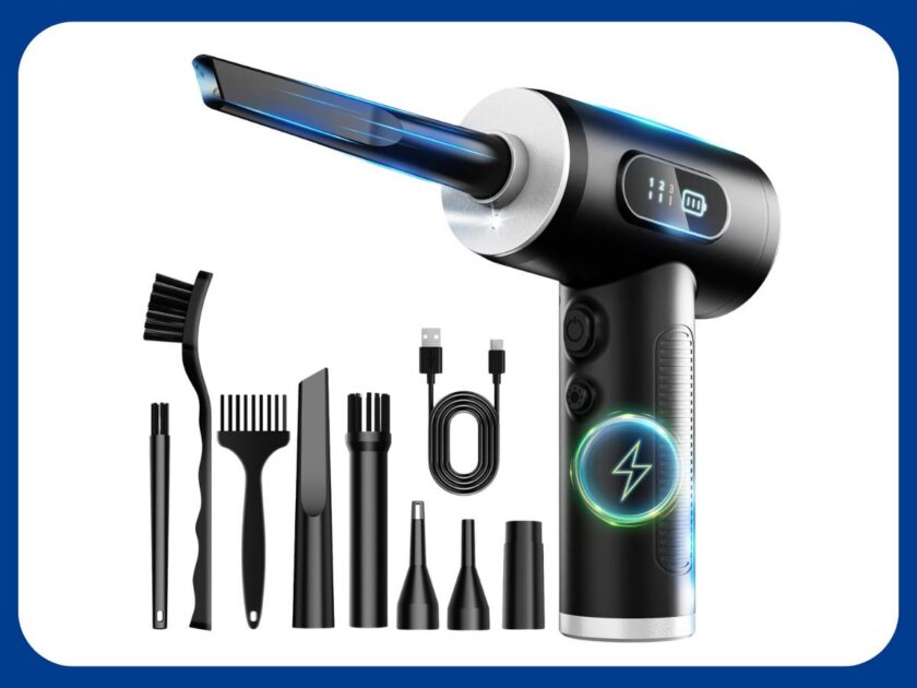 Rechargeable Compressed Air Duster with LED Light Only $24.xx (Reg. $40)