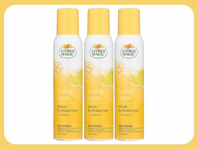 THREE Citrus Magic Odor Eliminating Air Freshener Sprays Just $14.xx on Amazon (Reg $22)