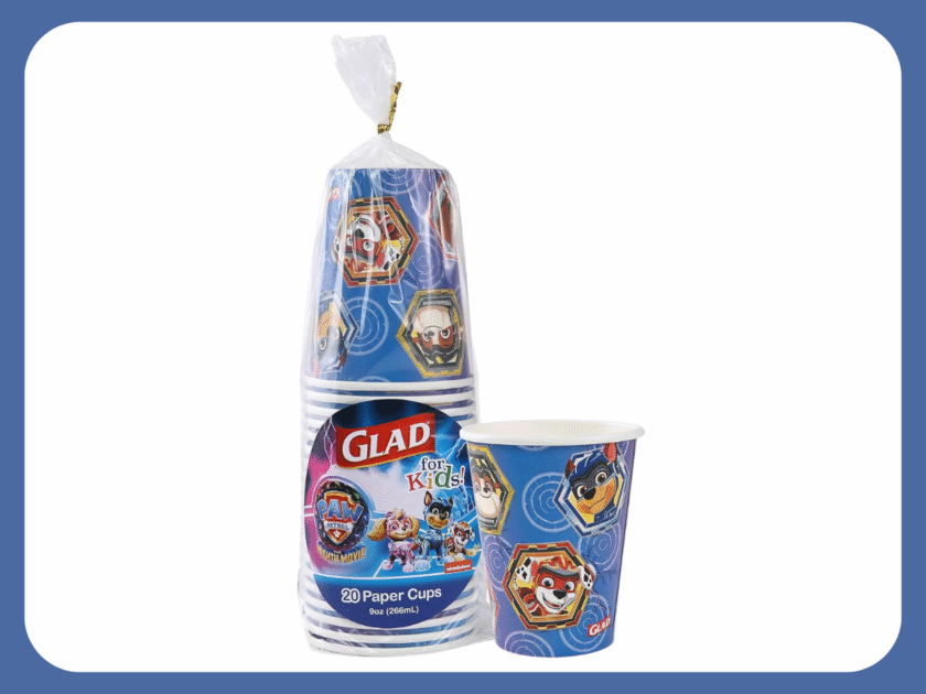 Glad for Kids Paw Patrol Movie Disposable Paper Cups Only $2.xx on Amazon (Reg $5)
