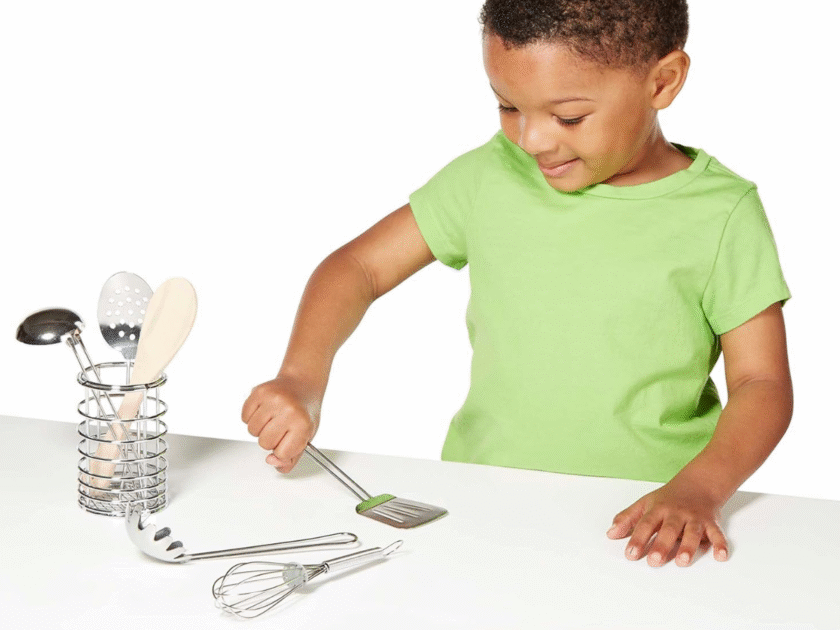 Melissa & Doug Stir & Serve Cooking Utensils Only $8.xx on Amazon (Reg $18)
