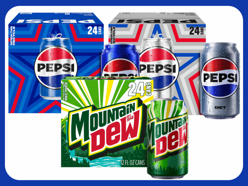 Pepsi or Mountain Dew 24 Packs Only $8.97 at Walmart (Reg. $14)