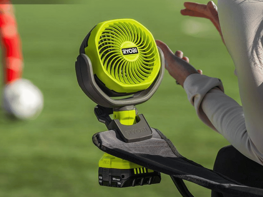 Ryobi ONE+ 18V Cordless 4 in. Clamp Fan Just $19.xx at Home Depot