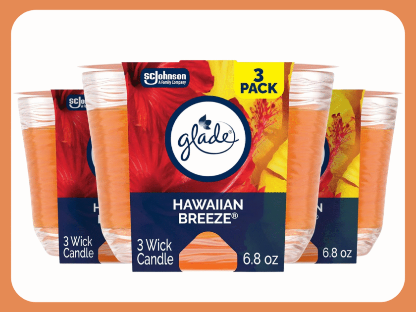 Glade Candle Hawaiian Breeze 3ct Only $11.xx on Amazon (Reg $27)