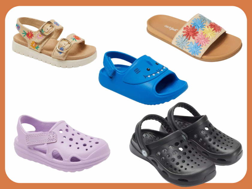 Save up to 40% Off Kids Shoes at Target! Cute Slides, Sandals and More!