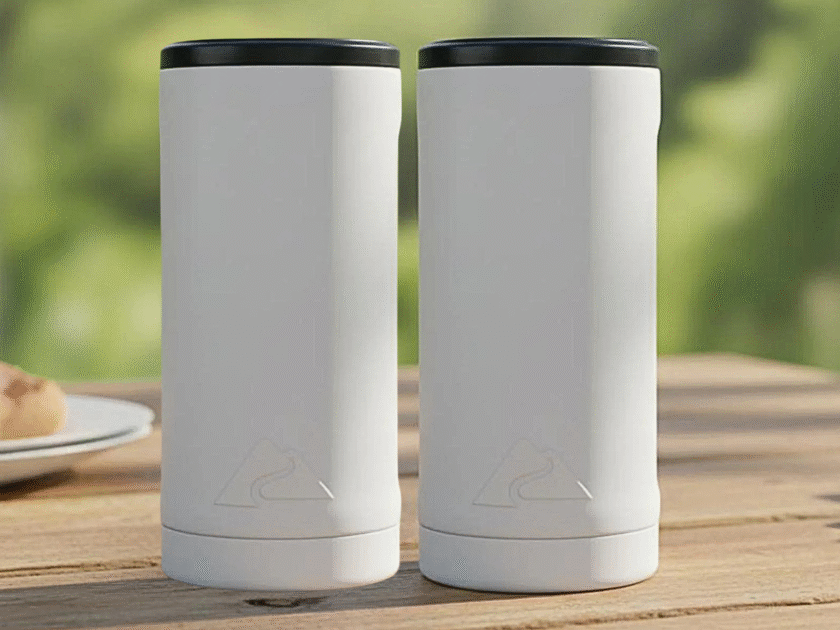 Ozark Trail 12-oz Stainless Steel Slim Can Sleeve 2-Pack $8.xx at Walmart (Reg $15)