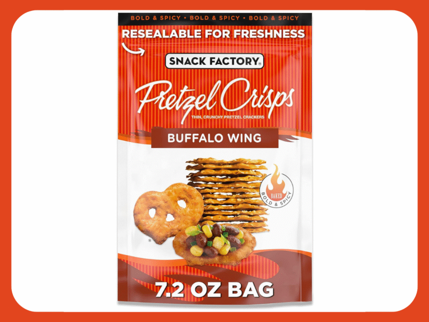 Snack Factory Buffalo Wing Pretzel Crisps Only $1.xx on Amazon (Reg $4)