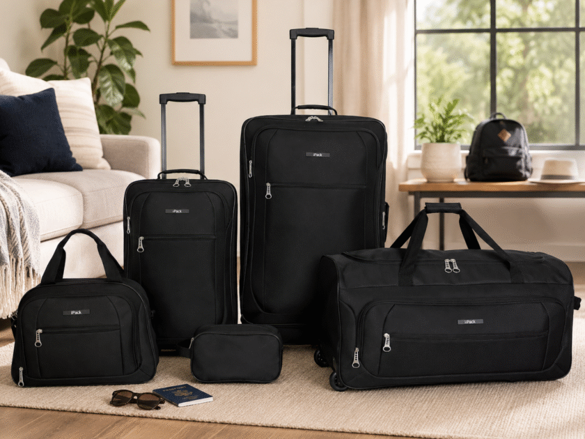 iPack Kingston 5-pc. Softside Wheeled Luggage Set Only $59.99 at Kohl’s (Reg. $250)