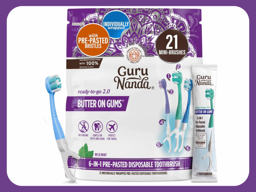 GuruNanda Mini Disposable Toothbrushes Only $5.xx on Amazon (Reg $15)