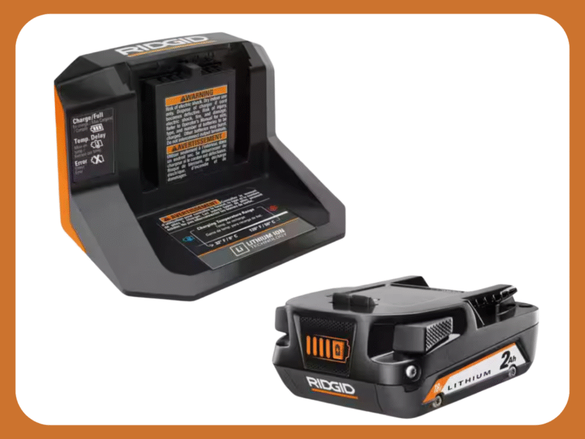 Rigid 18V Lithium-Ion 2.0 Ah Battery Starter Kit Only $34 at Home Depot (Reg $119)