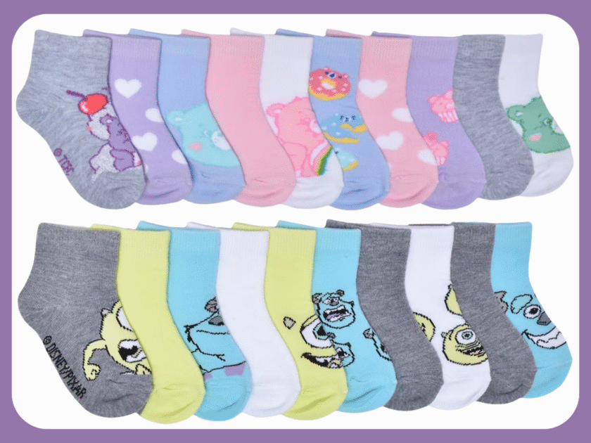 Character Toddler Ankle Socks 10-pack as Low as $2.84 on Walmart