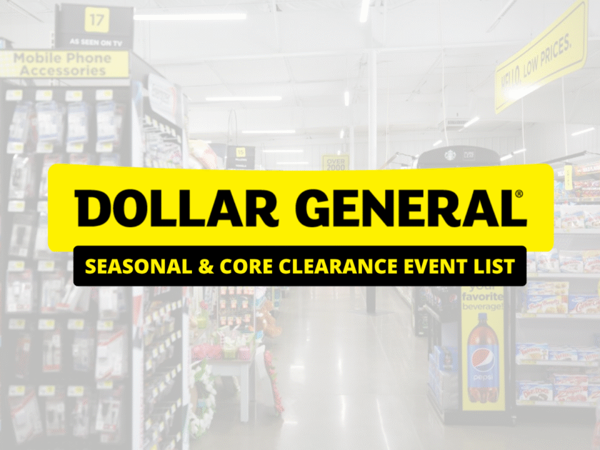 Dollar General Clearance Event Happening July 1 – July 5 | Diapers, Cleaning Supplies, & More