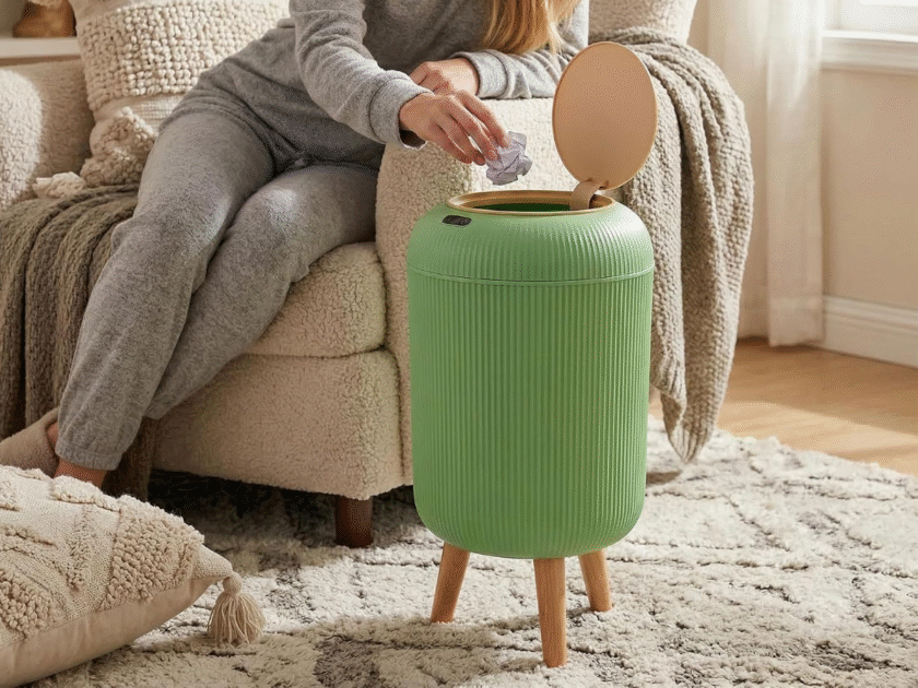 Pukomc Smart Sensor Wastebasket Only $28.xx on Amazon