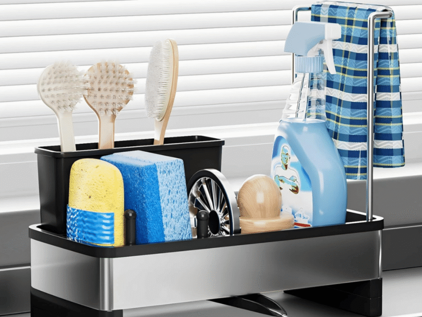 Stainless Steel Sink Caddy From $10.xx on Amazon (Reg. $20)