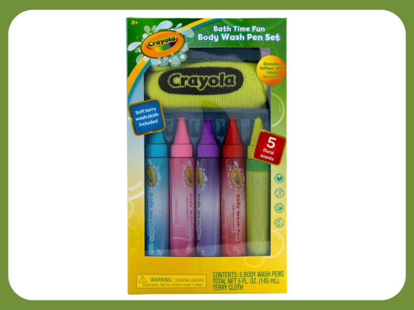 Crayola Body Wash Pens 6-Piece Set Just $2.50 at Walmart (Reg. $5)