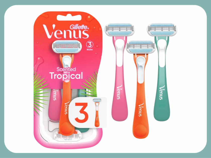 Gillette Venus Tropical Women’s Disposable Razors Only $3.xx on Amazon (Reg $9)