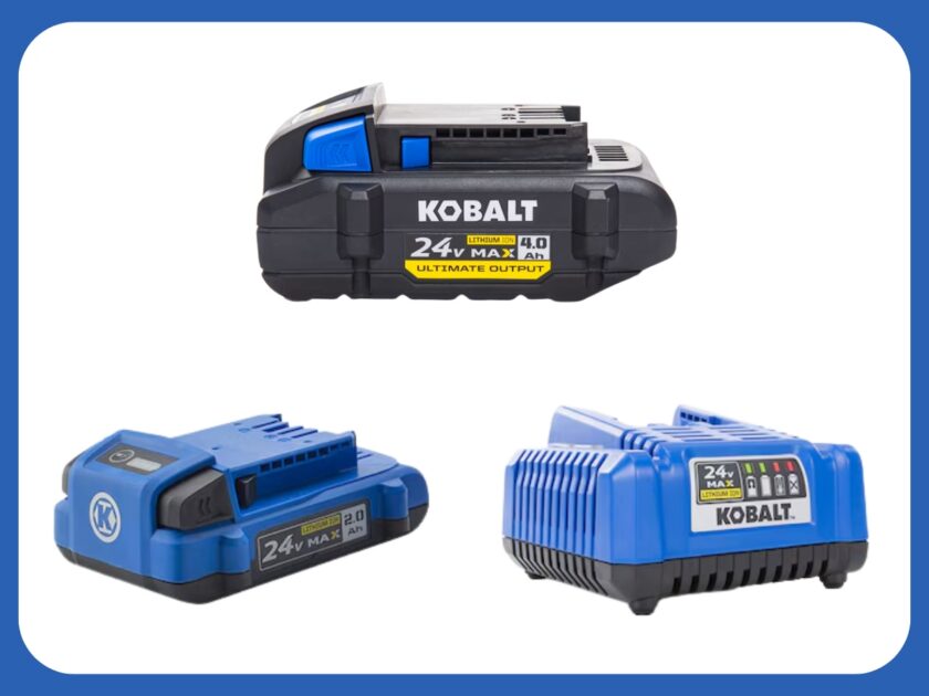 Kobalt 24-Volt Battery Just $49 at Lowe’s (Reg. $99) + FREE Battery w/ Charger