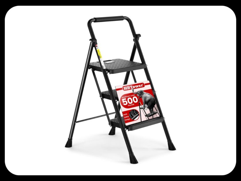 Folding Step Stool with Wide Anti-Slip Pedals Only $49.xx on Amazon (Reg. $80)
