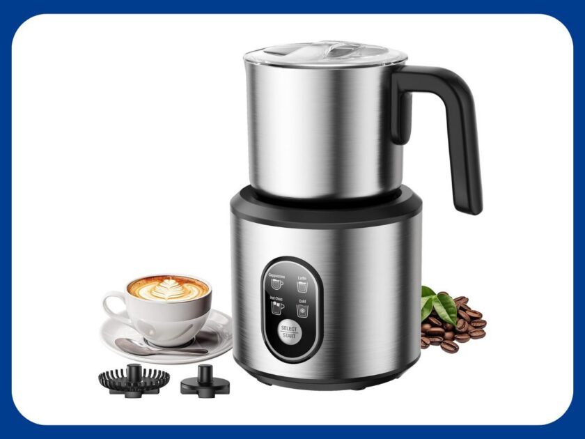 4-in-1 Electric Milk Frother and Steamer Only $59.xx for Prime Member’s (Reg $240)